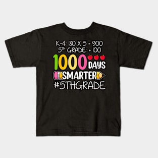 1000 Days Smarter Fifth 5th Grade Teacher Student School Kids T-Shirt